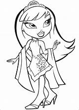 Bratz Coloring Pages Printable Girls Dolls Logo sketch template