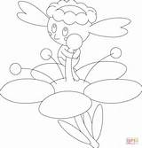 Floette Flabebe Supercoloring Coloriage sketch template