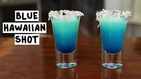 Blue Hawaiian Shot Tipsy Bartender