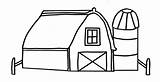 Coloring Barn Pages Farm Animals Printable Popular sketch template
