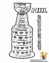 Coloring Nhl Stanley Yescoloring Penguins Trophy Winnipeg Blackhawks Jerseys sketch template
