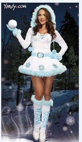 Womens Sexy White Santa Claus Christmas Outfit Cosplay Fancy Dress