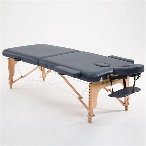 70cm wide 2 fold wood massage table bed w carry case salon furniture