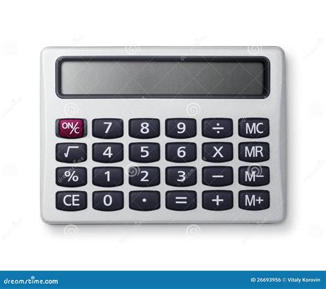 electronic calculator stock photo image  isolated