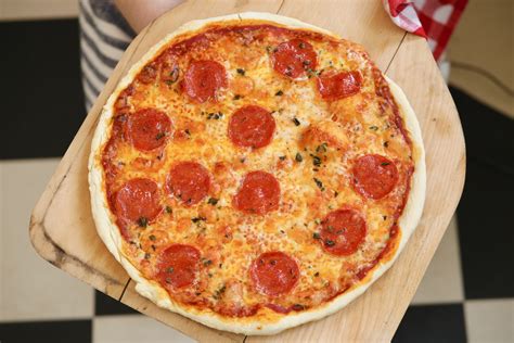 minute pizza dough recipe  yeast bigger bolder baking