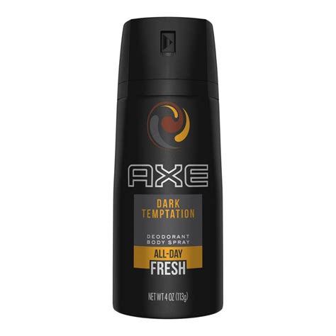 axe dark temptation  hour fresh deodorant body spray oz   axe dark temptation axe