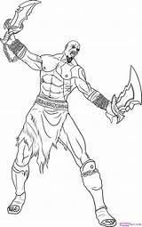 Kratos God Coloring Pages War Drawing Desenho Para Mortal Kombat Getdrawings Colorir Desenhos Pintar Printable Line Getcolorings Imprimir Escolha Pasta sketch template