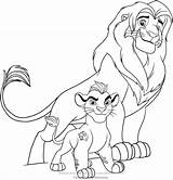Lion Coloring Guard Pages Getcolorings Kion Color Simba Printable Print sketch template