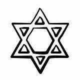Star David Clipart Transparent Jewish Library Collection Jews Icon sketch template