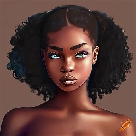 portrait   black girl