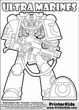 Marine Coloring Pages Warhammer Color Space Marines Colouring 40k Corps Printable Logo Drawing Getcolorings Sketches Comics Drawings Books Colorings Make sketch template