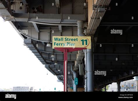 pier   wall street manhattan  york city  york usa stock photo alamy