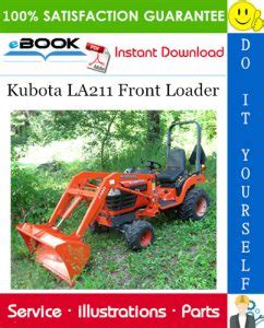 kubota la front loader parts manual