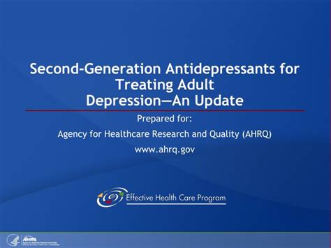 ppt second generation antidepressants for treating adult depression—an update powerpoint