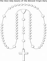 Rosary Sheets sketch template
