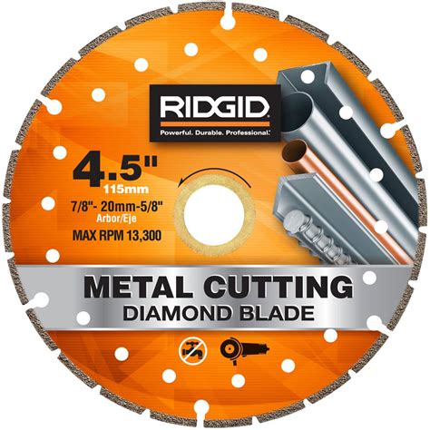 ridgid metal cutting diamond blade    blades angle grinders  ebay