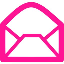 deep pink email icon  deep pink email icons