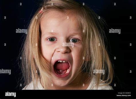 girl screaming stock photo royalty  image  alamy
