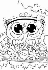Coloring Owl Pages Branch Cuties Bontontv Books Preschool Printables Kids Animal все из раскраски категории Cute sketch template
