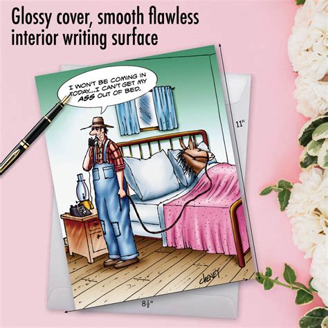 A Out Of Bed Cartoons Get Well Jumbo Card Tom Cheney