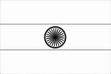 Flag India National Coloring Indian Blank Outline Flags Kids Pdf Colors Maps History Pages Mapsofindia Visit August Popular sketch template