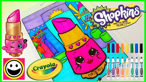 coloring pages shopkins lippy lips warehouse  ideas
