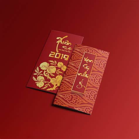 chinese  year red pocket   behance