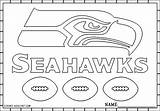 Seahawks Seattle Coloring Logo Pages Football Seahawk Template Kids Printable Seatle Print Search Read Again Bar Case Looking Don Use sketch template