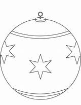 Christmas Ornament Coloring Pages Round Ornaments Printable Baubles Drawing Kids Print Printables Decoration Categories Paper sketch template