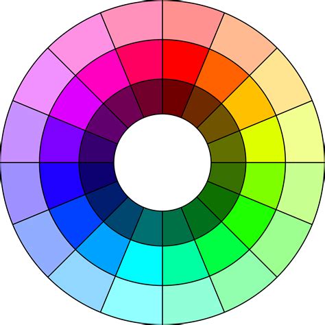 color wheel  colors xh xl  krzysiu paper beads color wheel