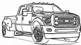 Coloring Ford Truck Pages sketch template