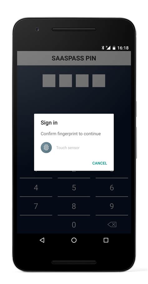 Android Fingerprint With Two Factor Authentication Sso Single Sign On