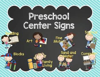 preschool center signs  positively prek teachers pay teachers