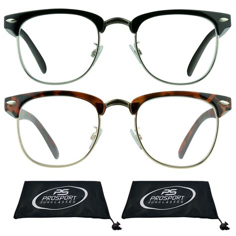 Prosport Multifocal Progressive Trifocal Reading Glasses Men Women Horn