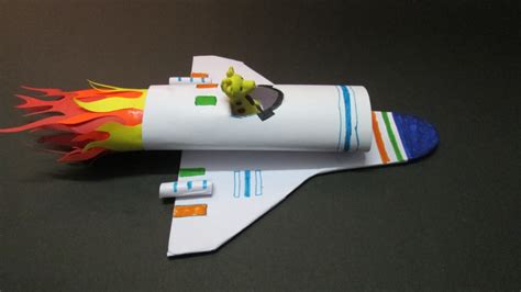 kids crafts     paper rocket  home     mini