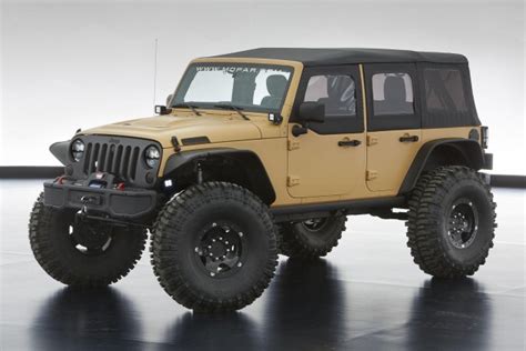 mopar jeep concepts destined  easter safari revealed performancedrive
