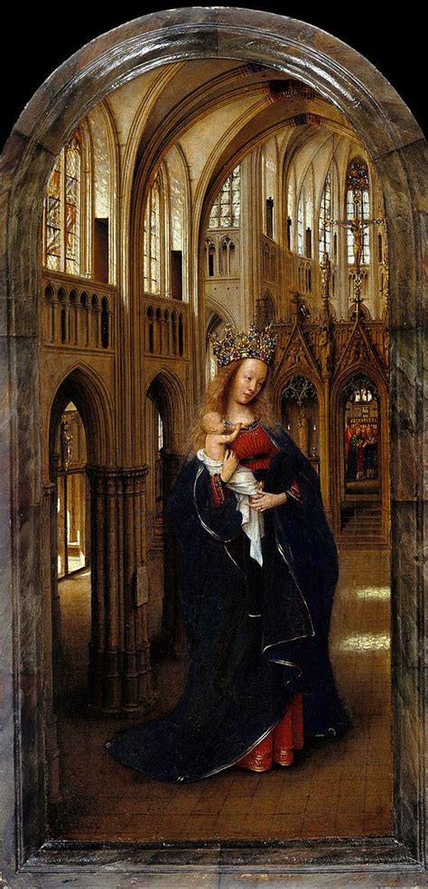 madonna   church renaissance kunst jan van eyck renaissance schilderijen