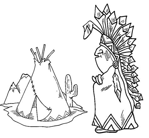 native american coloring pages  coloring pages  kids native