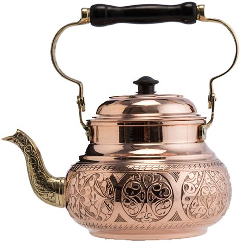 fashioned copper tea kettle   home
