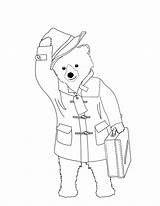 Paddington Viajante Urso Atuendo Tudodesenhos sketch template