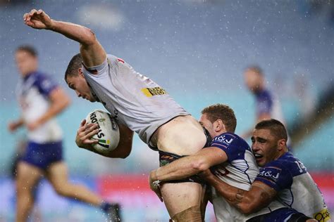 Here Is A Perfectly Timed Photo Of A Rugby Player S Face Tackling His