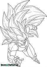 Coloring Vegeta Super Saiyan Pages Ssj Lineart Search Deviantart Again Bar Case Looking Don Print Use Find Top sketch template