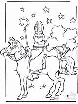 Sinterklaas Kleurplaten Nikolaus Ausmalbilder Sankt Sint Nukleuren Kleurplaat Coloriage Anzeige Saints Kiezen Americo Advertentie Jetztmalen sketch template