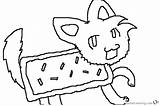 Cat Nyan Coloring Pages Cute Drawing Fan Kawaii Printable Template Getdrawings sketch template