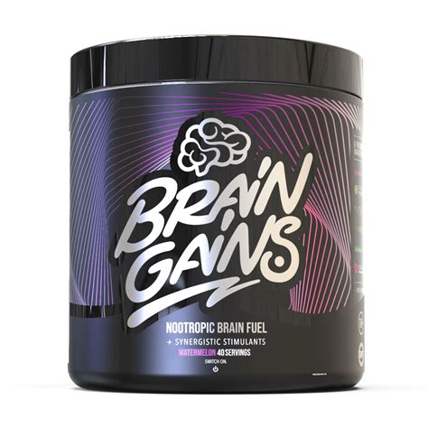 Brain Gains Black Edition 300g Pre Workout From Prolife
