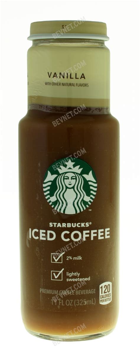 vanilla starbucks iced coffee bevnetcom product review ordering