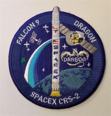 spacex mission patch crs  spacex mission patches
