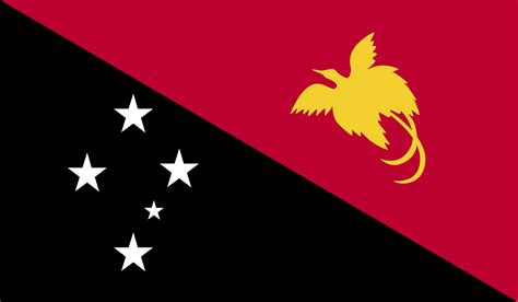 flags symbols currency  papua  guinea world atlas