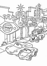 Coloring Cars Pages Disney Pixar Library Clipart sketch template