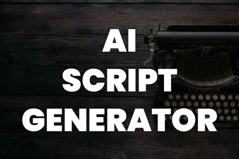 ai script generator tools